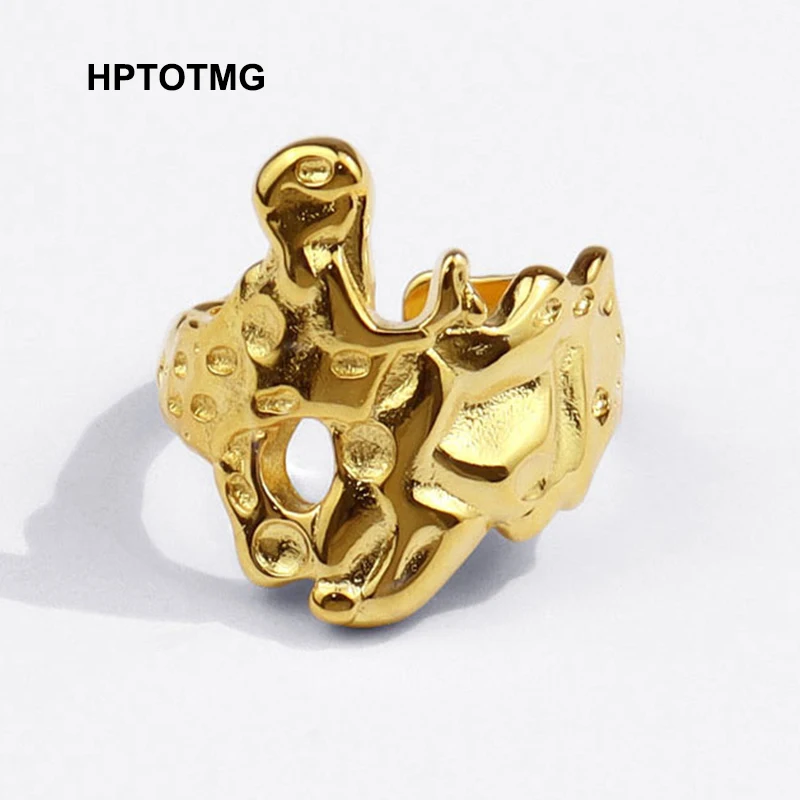 Металлическая Лава необычное кольцо для женщин и мужчин преувеличенный