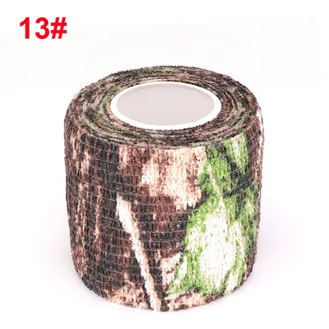 4,8m Camouflage Elastic Wrap Hunt Disguise Elastoplast Protetor esportivo auto -adesivo Joelho tornozelo atlético