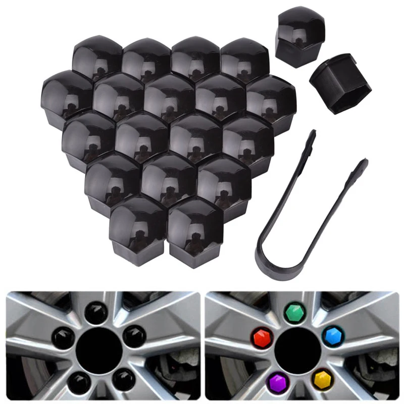 

Крышки для колесных гаек автомобиля, 20 шт./компл., 21 мм, крышки для болтов s Защита винта ступицы