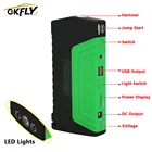 Пусковое устройство GKFLY высокой мощности, 600 А, многофункциональный портативный внешний аккумулятор 12 В, автомобильный аккумулятор, экстренное пусковое устройство, светодиодные фонари