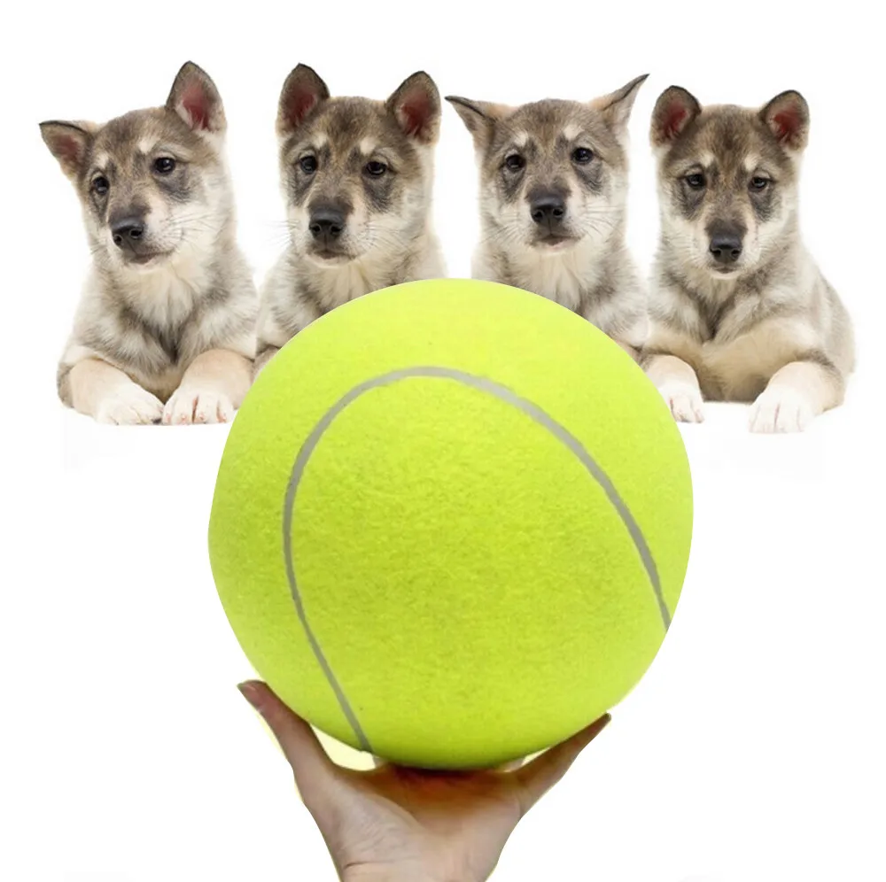 

Pet Toy Puppy Dog Teeth Cleaning Toy Practice Tennis Ball Beach Pet Toy Sports Outdoor Fun Tennis Dog Chews Toy Pet Game Toys Y*