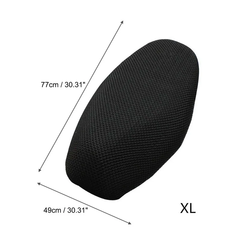 

Motorcycle Seat Cushion Cover XL//XXXL Net 3D Mesh Protector Insulation Cushion Cover for Electric Bike Universal