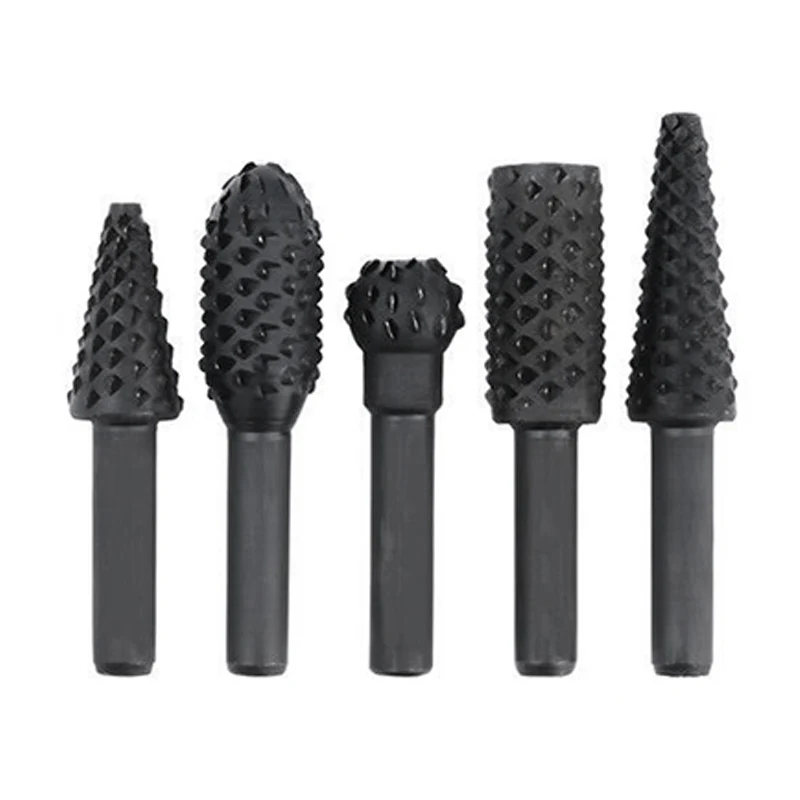 

5 шт./компл. домашний и живой инструмент Стальные сверла по дереву фрезы по дереву вращающиеся Сверла спиральные по дереву размер фрезы 1/4 дю...