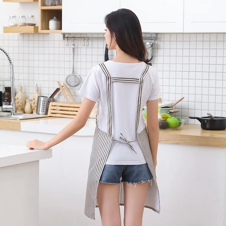 

Jiebang new Japanese apron cotton yarn cute piggy kitchen strap imitation dirty neck custom logo for wholesale
