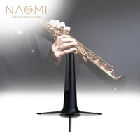 naomi portable soprano saxophone sax stand abs metal 3 legs folding tripod black woodwind instrument parts and accessories