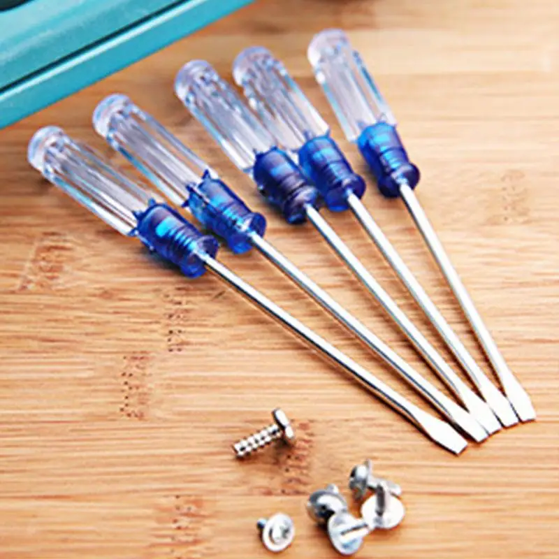 

Cordless Acrylic Handle Cross/Flat Blade Screwdriver Reversible Hand Tool