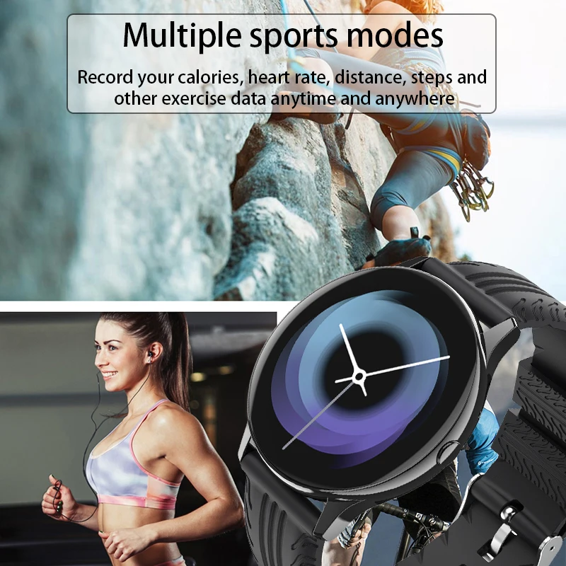

LIGE Smart Watch Ladies Bluetooth Call Watch Alarm Clock Reminder Blood Pressure Monitoring Sports Smartwatch Women for Android