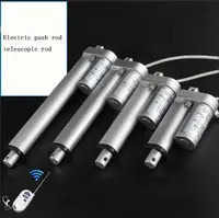 Electric push rod telescopic rod 50-300mm Linear actuator small electric cylinder 24V elevator high thrust industrial grade