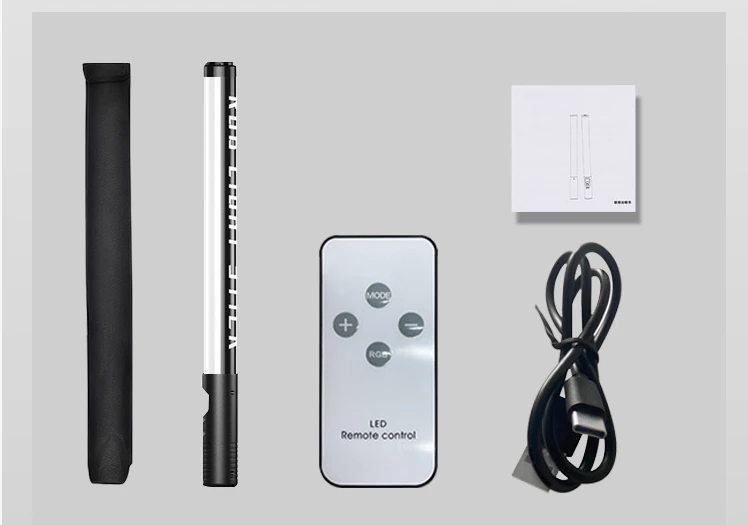 

RGB Colorful LED Stick Fill Light Handheld 20W 3000K LED Flash Light stick Speedlight Photographic Lighting