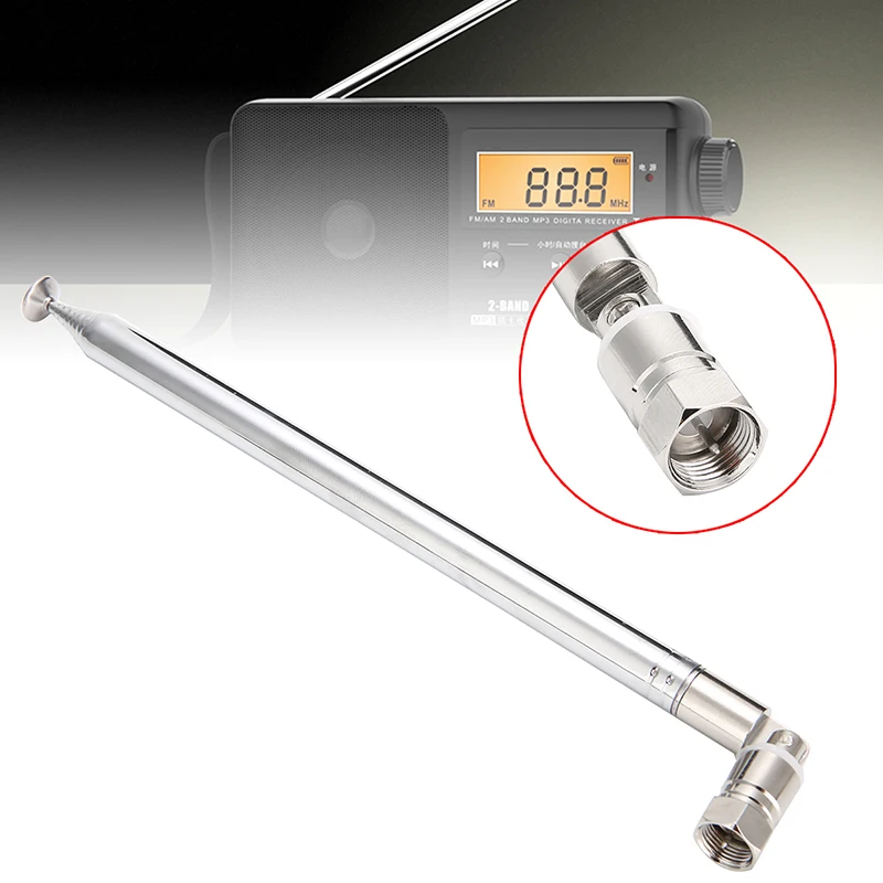 Телескопическая антенна 1 2 м 10 секций выдвижная FM универсальная Антенна для