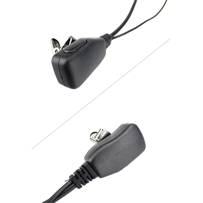 2 упаковки Fbi стиль 2Pin скрытый акустический трубчатый наушник Ptt гарнитура для