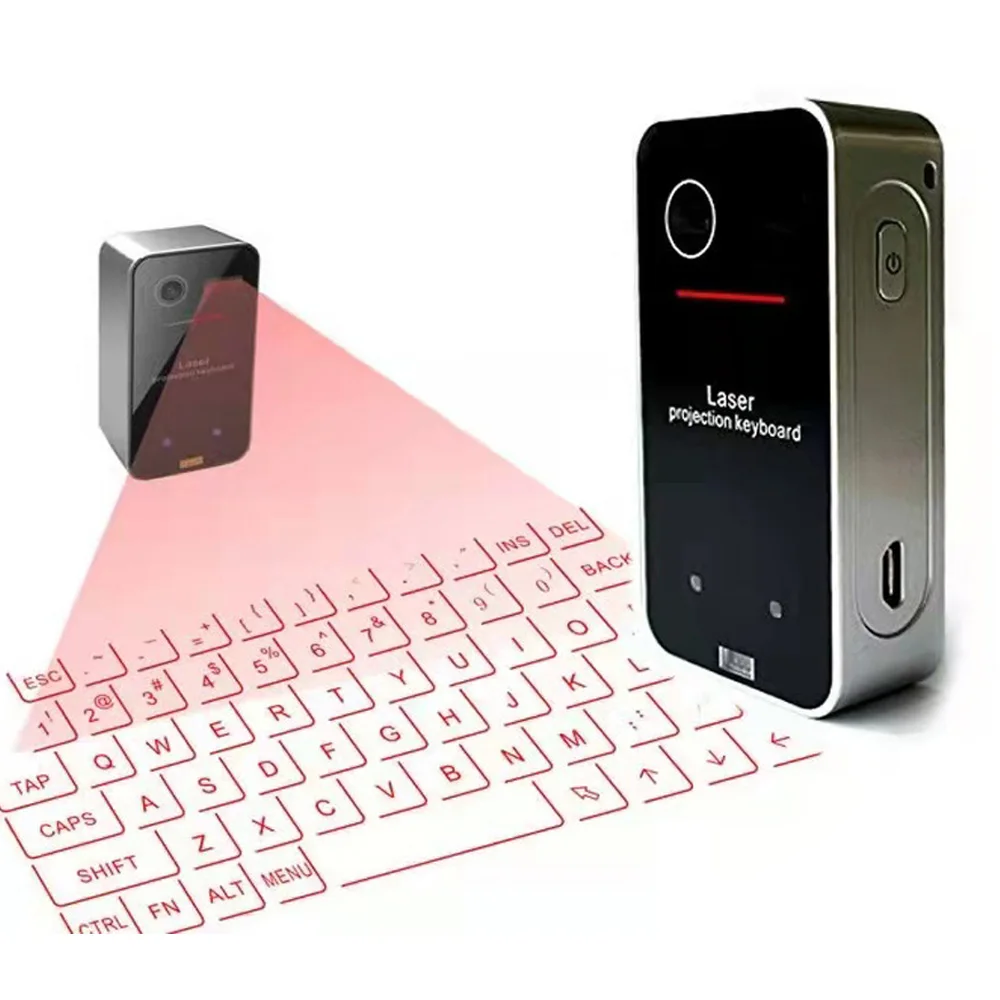 

Wireless Bluetooth Keyboard Virtual Projection Keyboard Wide Compatible Laser Keyboard Support Voice Broadcast Bluetooth Mouse