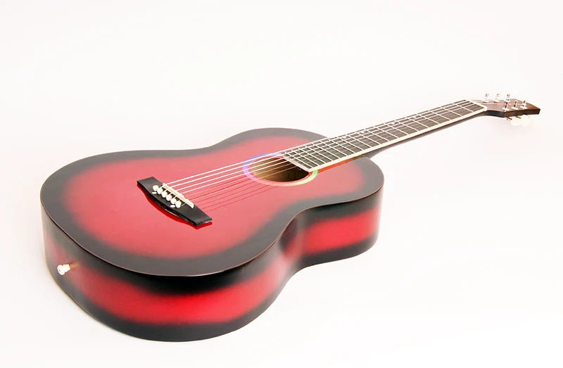 Акустическая гитара отделка глянцевая цветная Амистар | H-313-RD Спорт и развлечения