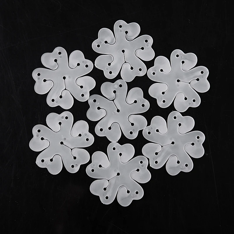 10 шт пластик Слива шар зажимы уплотнения клея стикер для Рождества Одежда