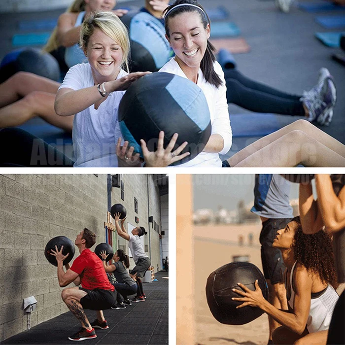 35см Кроссфит Медицинский Мяч Medicine Ball Пустые Медицина Мяч Настенные Шары Упражнение Гиря Фитнес-Здание Мышц ГИМНАСТИЧЕСКИЙ ЗАЛ