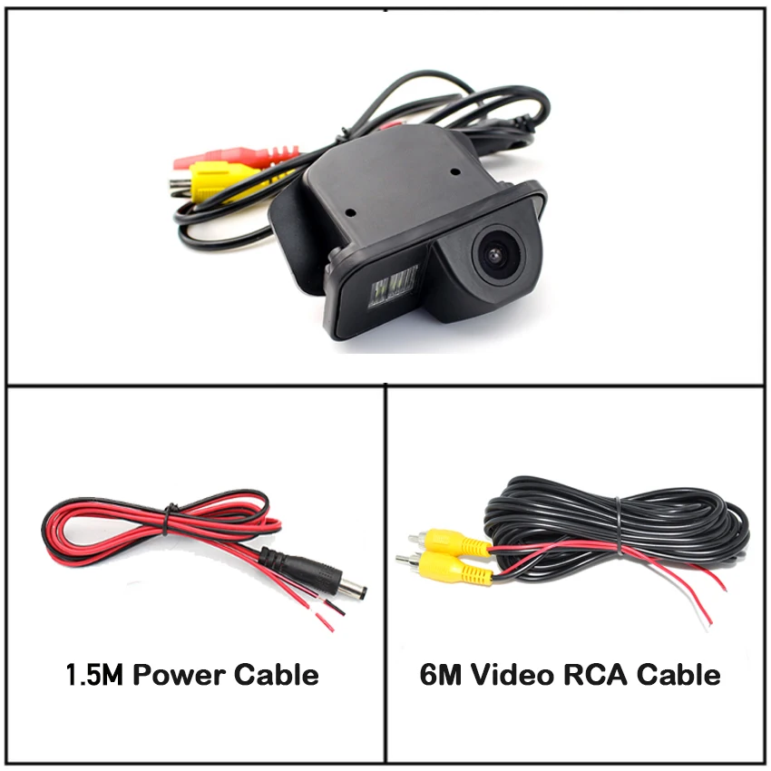 

Car Reversing Parking Camera For Toyota Corolla AZE141 ZRE142 2007-2016 HD Rear view image with solid track