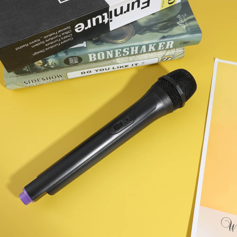 

NUOBESTY High Simulated Microphone Prop Lip-synching Wireless Props Stage Performance Microphone Toy for Actor Kids Adults Use