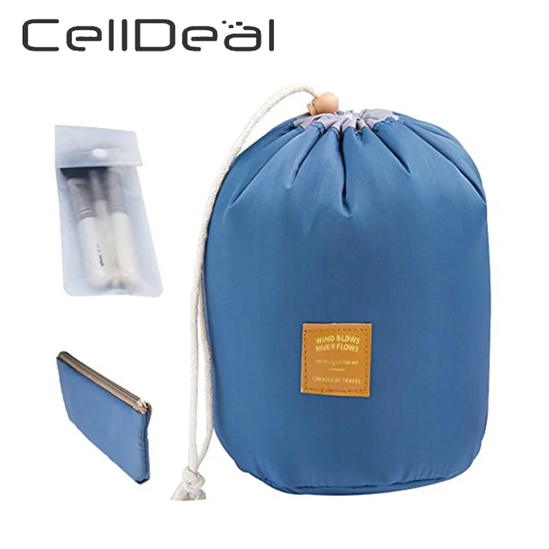 1 шт. Полиэстеровая Складная легкая косметичка водонепроницаемая