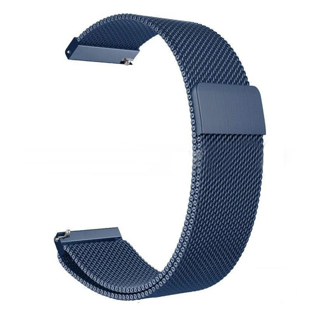 Миланский ремешок петля 22 мм 20 для Samsung Gear S3 Frontier Classic Band huawei watch gt Браслет samsung 46 42