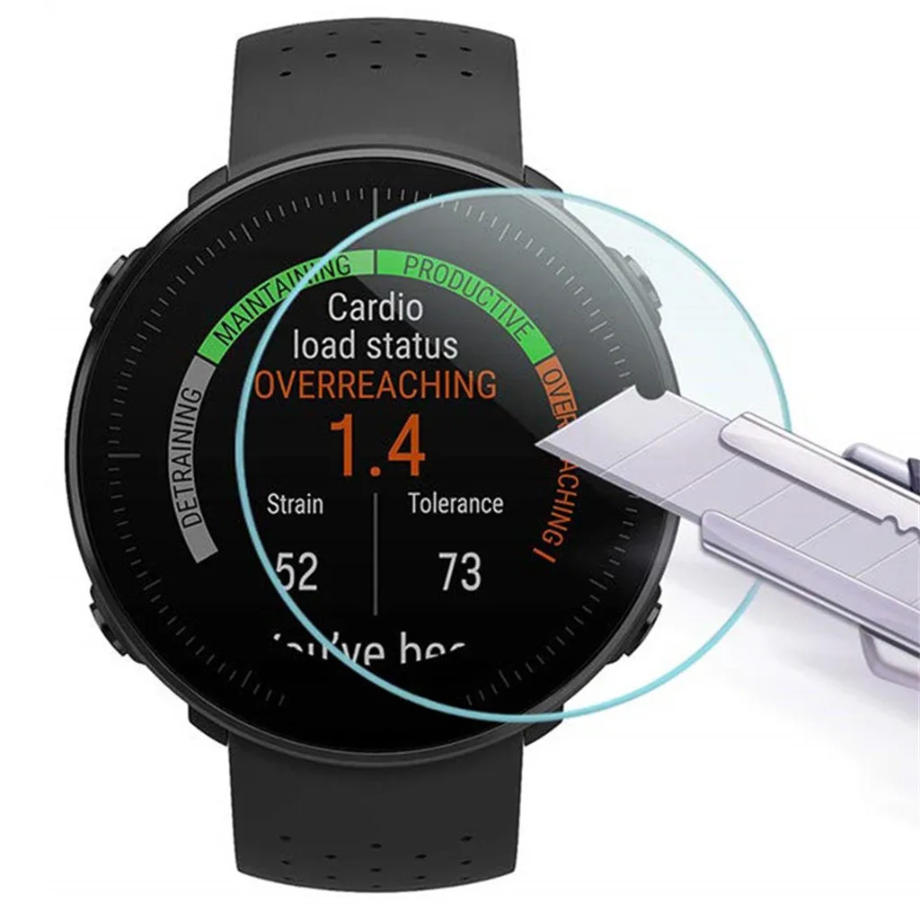 HIPERDEAL for Polar Vantage V/M Watch PC Clear Film Tempered Glass Screen Protector Anti-scratch | Электроника