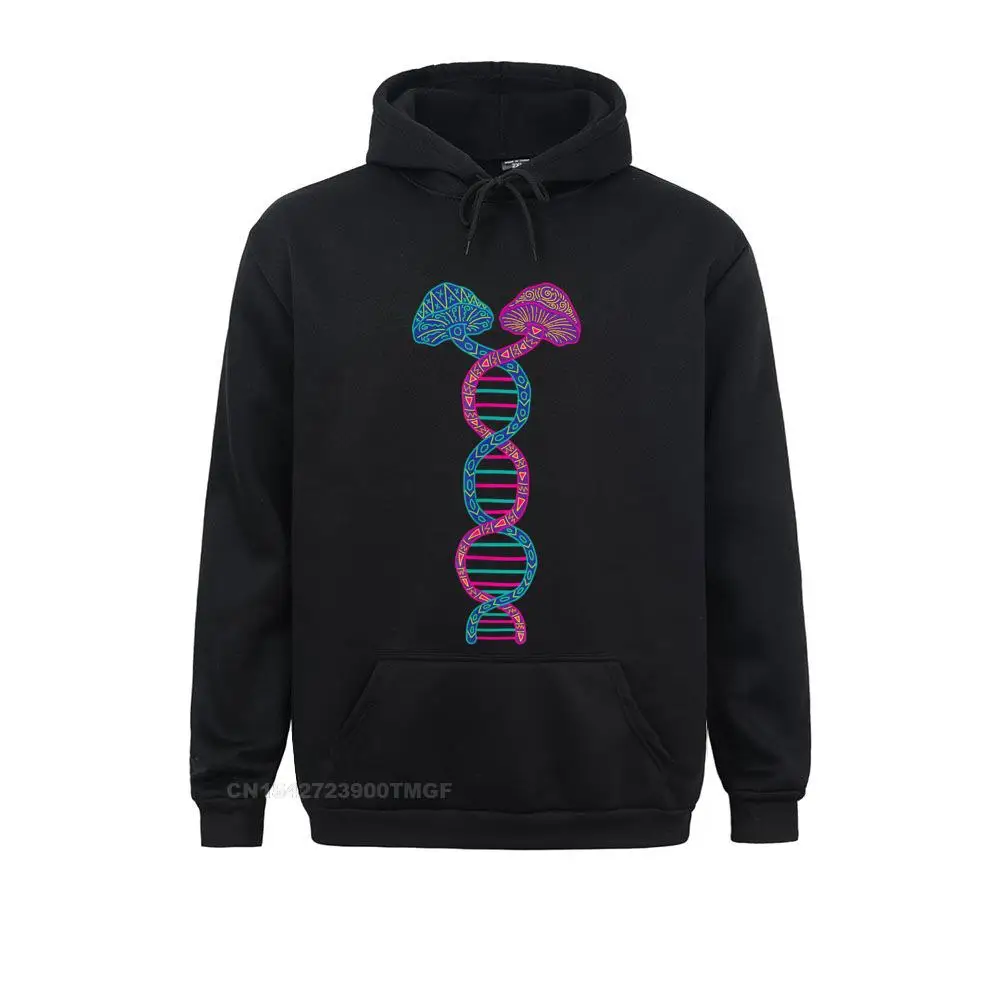 Trippy Psychedelic Mushroom DNA Strands Women High Quality Hoodies Fall Sweatshirts Gift Long Sleeve Hoods Graphic Hoodie