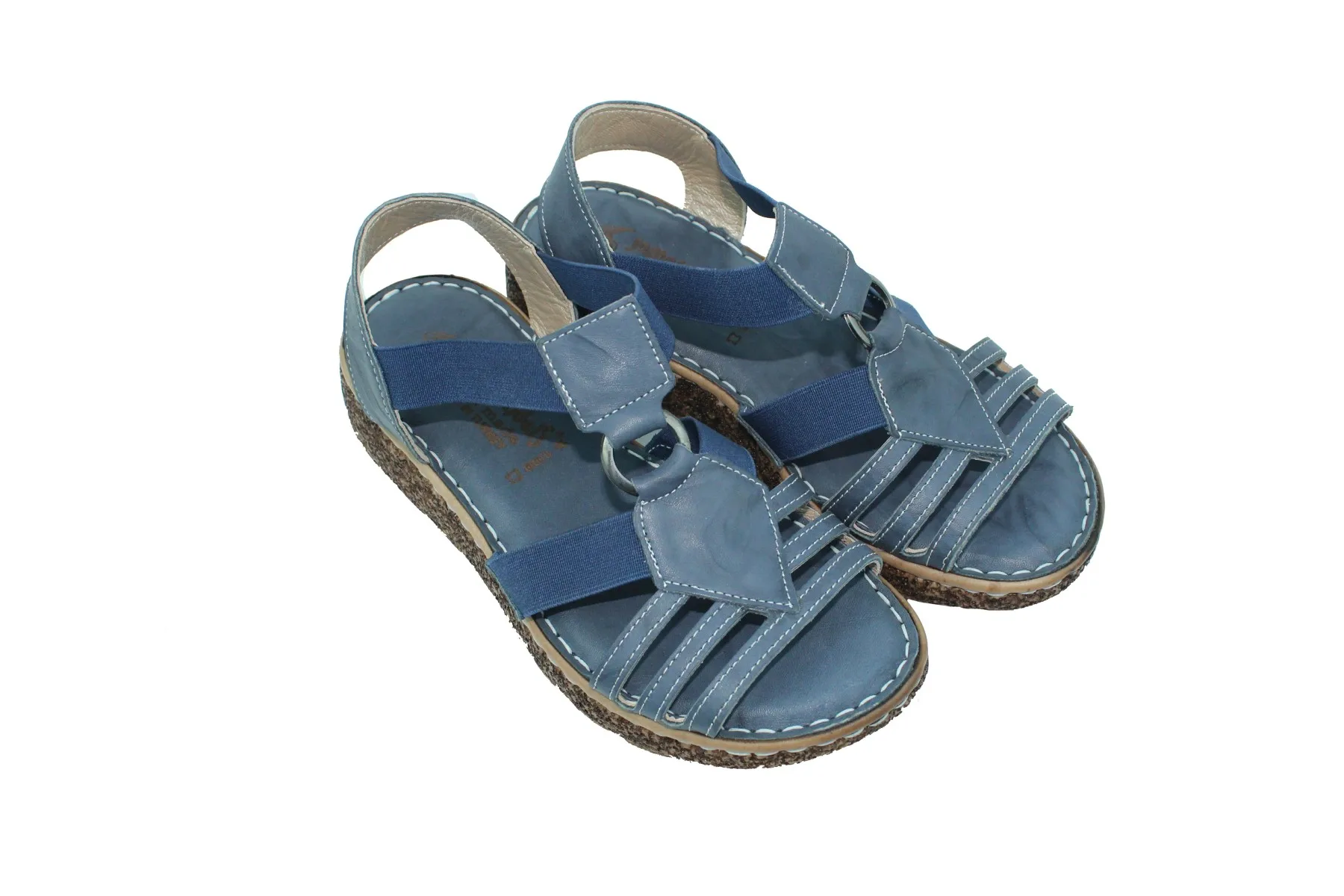 

Темно-синие женские сандалии ZER Shoes