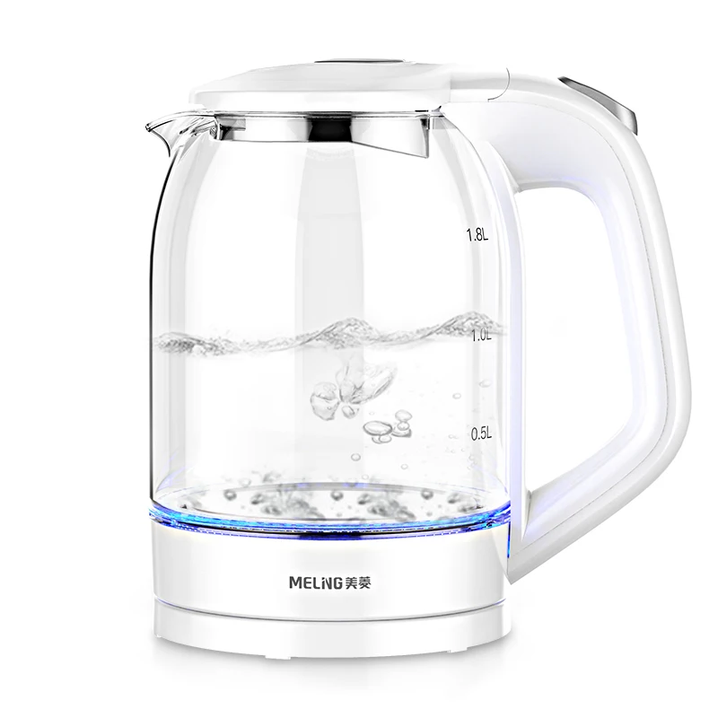 

Desktop MH-WB02 Electric Kettle 220V Electric Water Heater 1500W Power Water Boiler 1.8L Large Capacity Blue Light Heating Pot