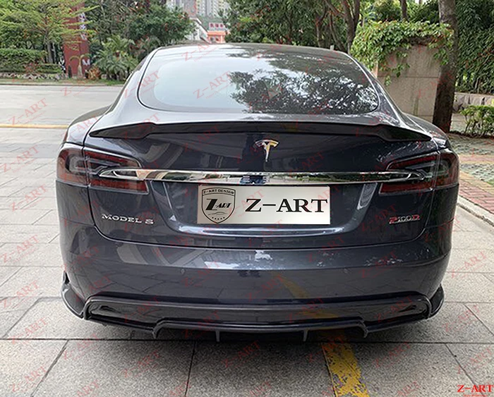 Z ART R углеродное волокно аэродинамическим комплектом для Tesla модель S широко