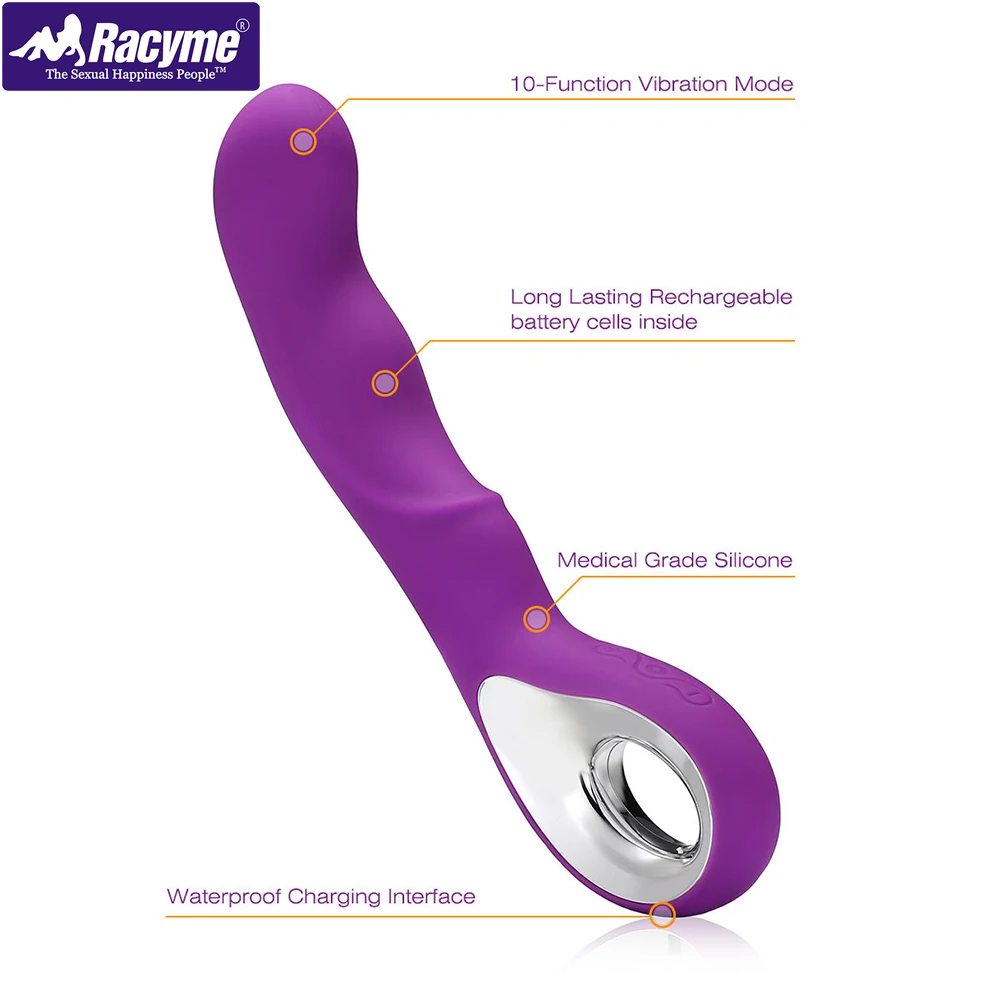 Racyme G-spot TPE cock 10 вибраторов режимы секс-игрушки водонепроницаемый беспроводной