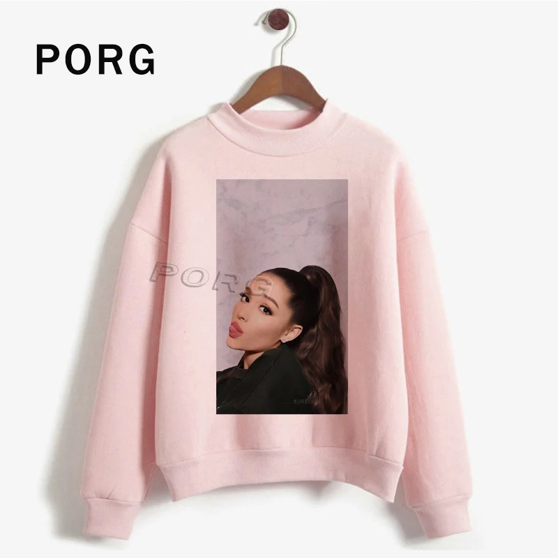 

Ariana Grande Fans Harajuku Women Hoodies Sudadera Mujer Aesthetic Gothic Ullzang Sweatshirt O-Neck Korean Vintage Hoodie O-Neck