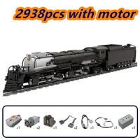 moc train union pacific alco rs 2 4014 transport vehicle large railway kids growth splicing toy gift model building blocks