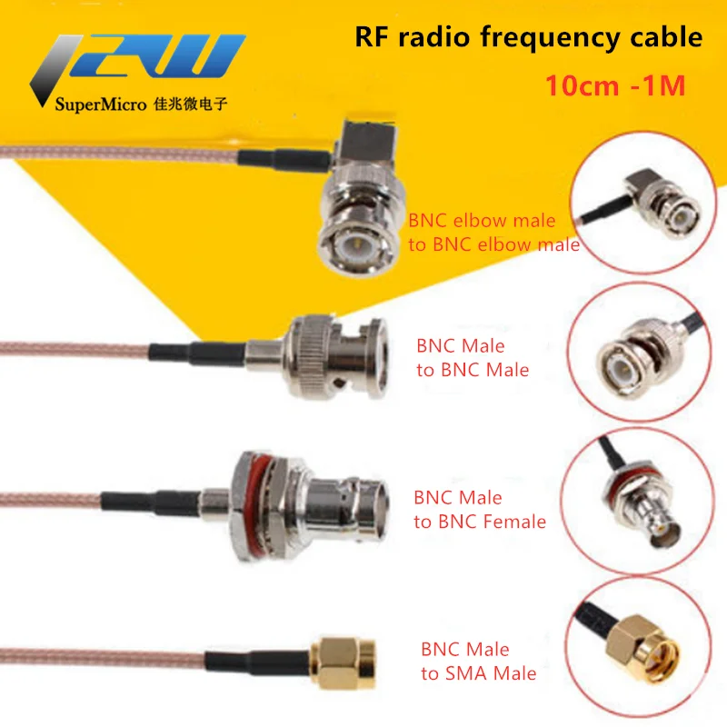 

RF RF cable BNC male to SMA male female cable coaxial cable Q9 extension cable extension cable