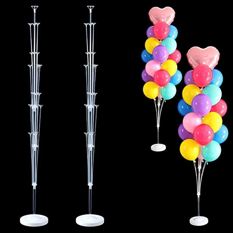 

7/11/13/19Tube Balloon Stand Holder Column Confetti Ballons Happy Birthday Ballon Arch Kit Baby Shower Wedding Party Decorations