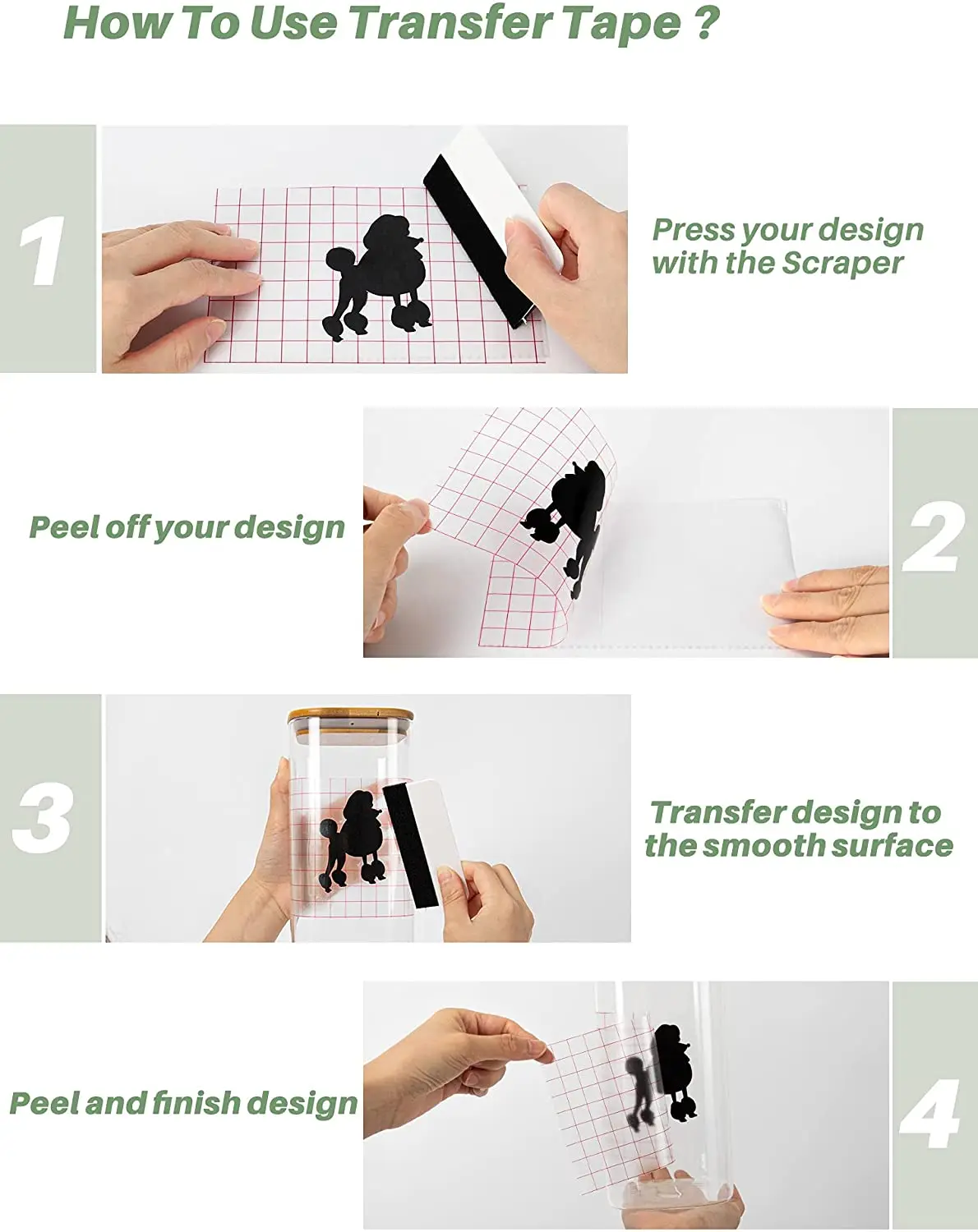 Прозрачная виниловая лента для нанесения клейкой ленты 10 м | Обустройство дома