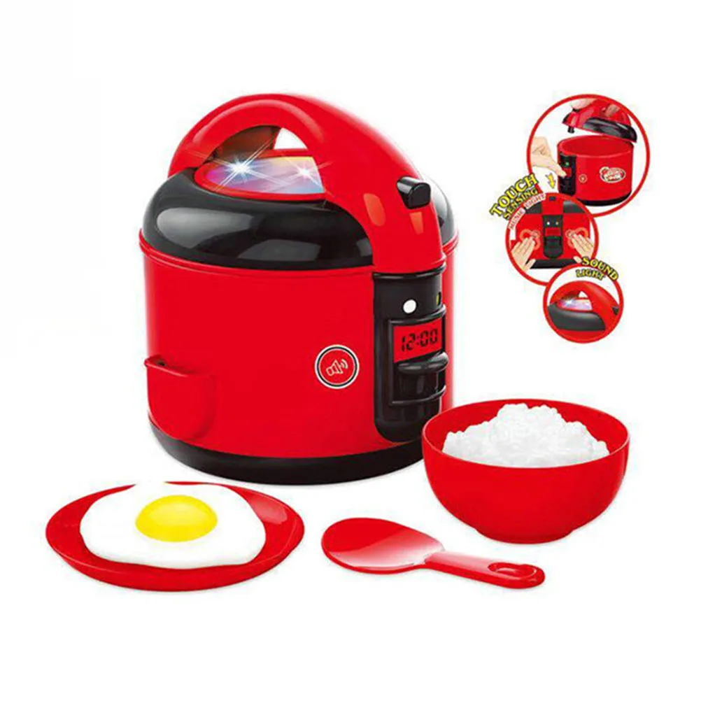 6 шт./компл. кухонная рисоварка для ролевых игр светильник кой и звуками