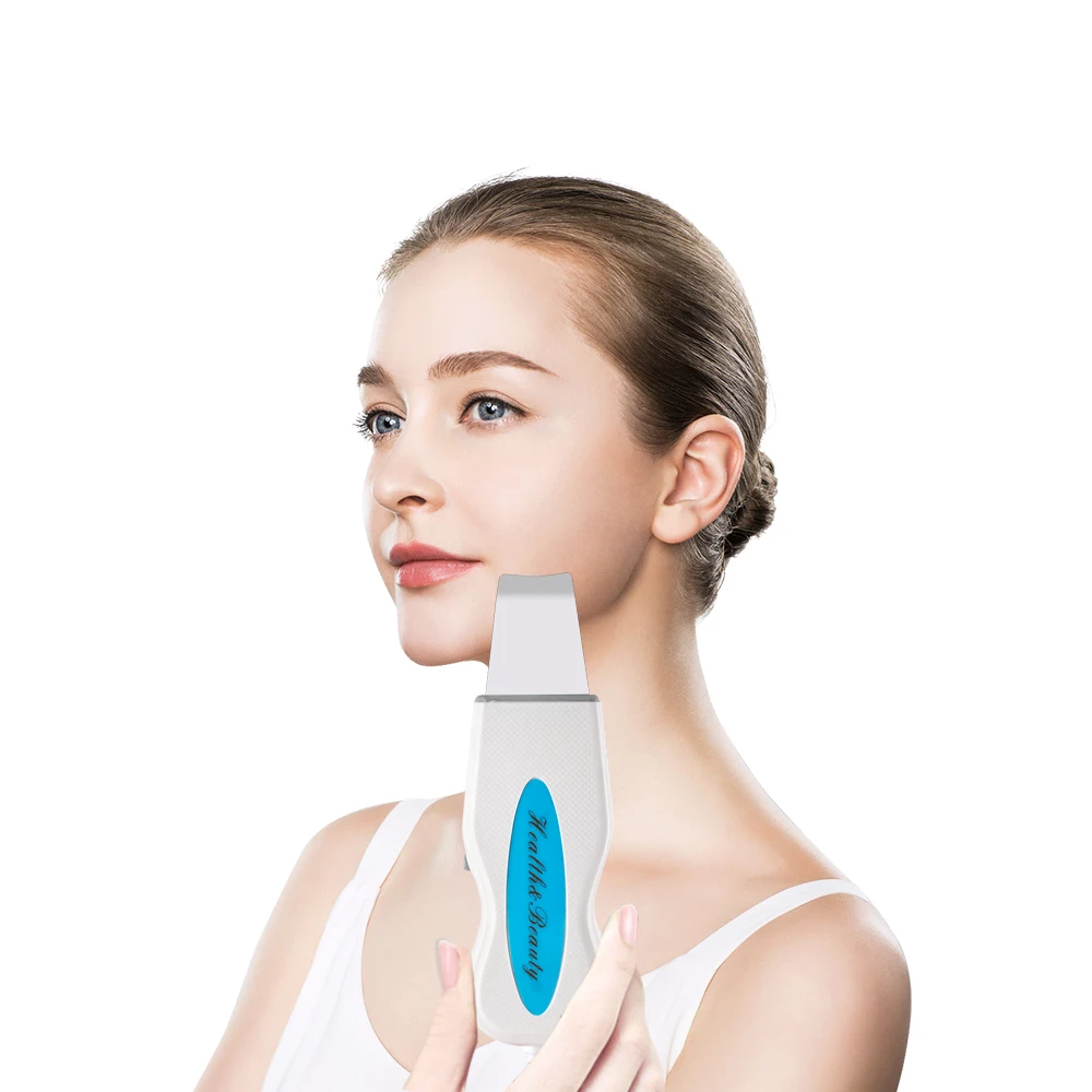 Beste Huid Scrubber Mee-eter Acne Vlekken Verwijderen Facial Krachtige Ultrasone Gezicht Massage Lifting Reiniging Beauty Tool Mee-eter Verwijderen