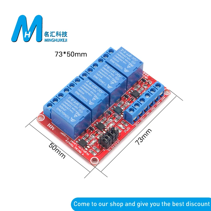 1 2 4 8 Channel 5V 12V 24V Relay Module Board Shield with Optocoupler Support High and Low Level Trigger for Arduino | Электронные
