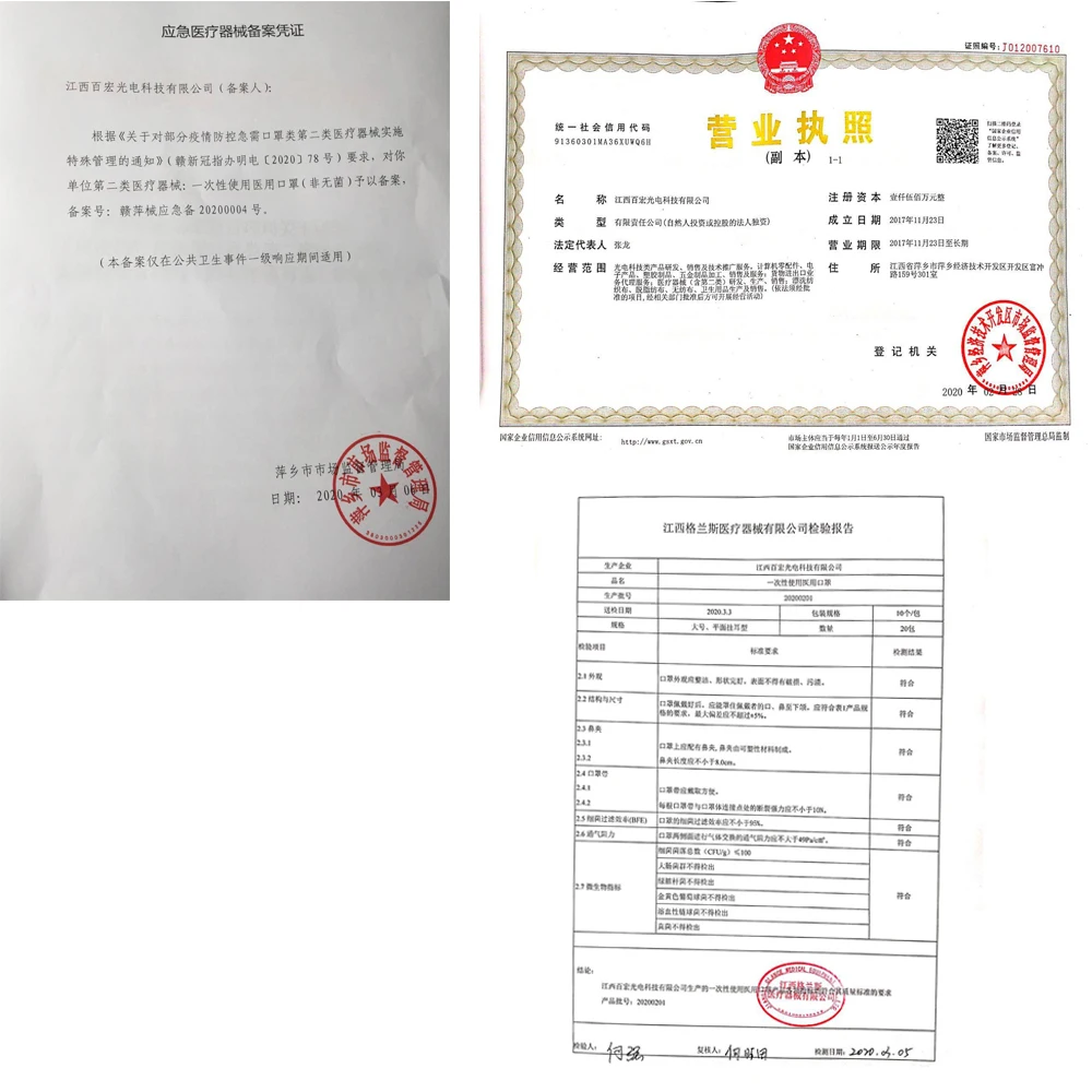 ProtDesc одноразовая маска для лица с эластичной петлей ушей 3 слоя блокировки пыли
