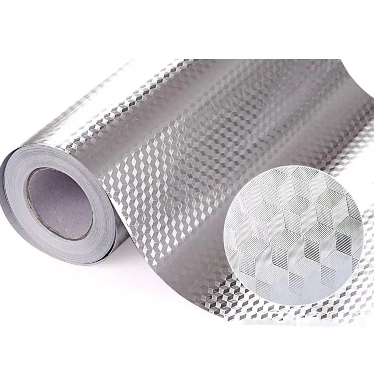 

100x40/60cm Kitchen Oil-proof Waterproof Stickers Aluminum Foil Kitchen Stove Cabinet Self Adhesive Wall Sticker DIY Wallpaper