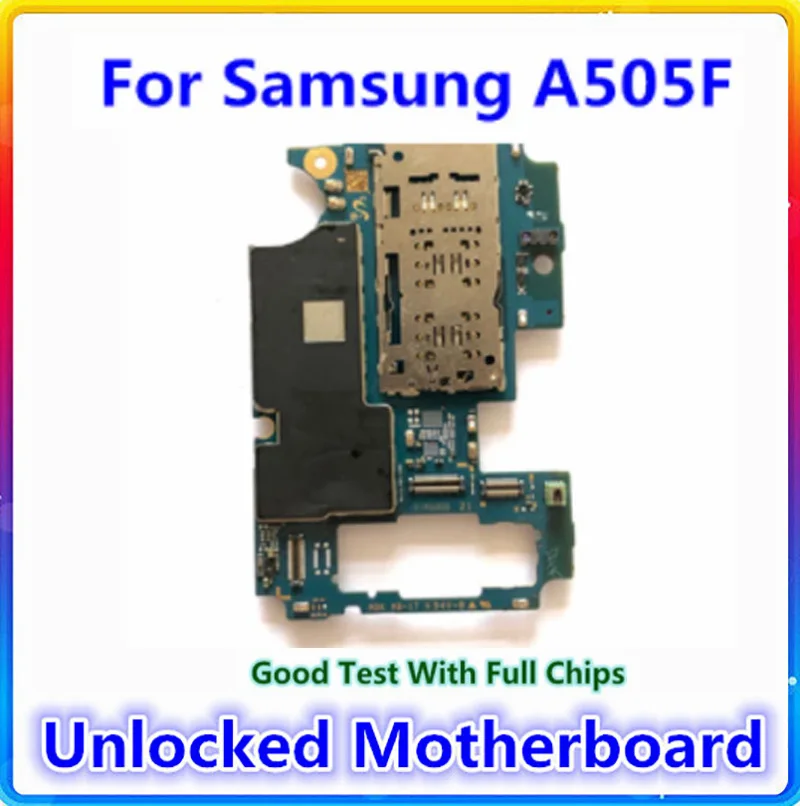 Материнская плата с чипом для Samsung Galaxy A50 A505F Заводская официальная материнская
