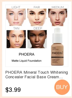 PHOERA Mineral Touch Отбеливающее Корректирующее средство для лица, базовый крем, Осветляющий масло-контроль, Жидкая основа для лица, крем для макияжа, праймер TSLM2