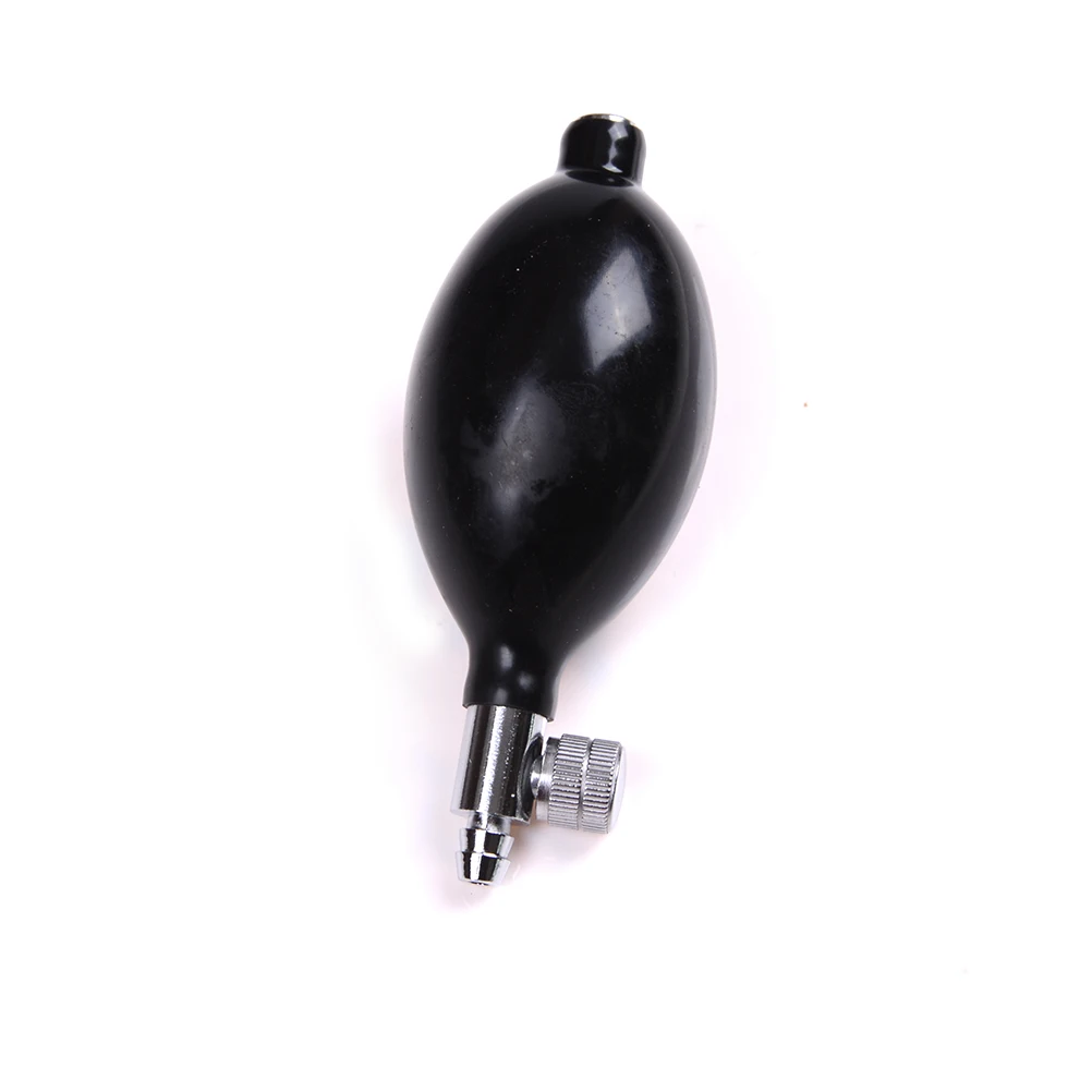 

Replacement Manual Air Pump Inflation Sphygmomanometer Oximetro Mercury Blood Pressure Latex Ball Bulb + Air Release Valve