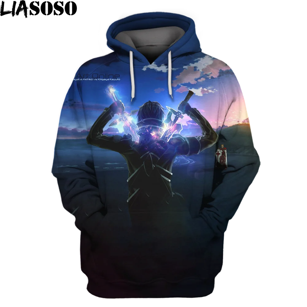 

Толстовка с капюшоном для мужчин и женщин, в стиле аниме