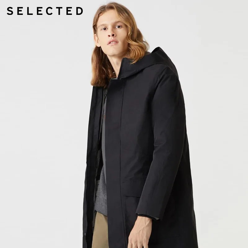 SELECTED Зимний водонепроницаемый Тренч из двух частей на утином пуху | 419412595 Мужская