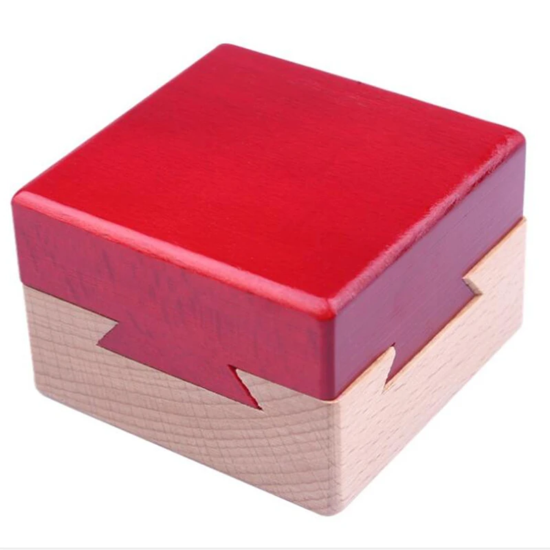 

1 классическая деревянная Волшебная коробка IQ Mind, головоломка, игра, креативные развивающие игрушки, головоломка для мозга, Китай, Конг Мин Л...