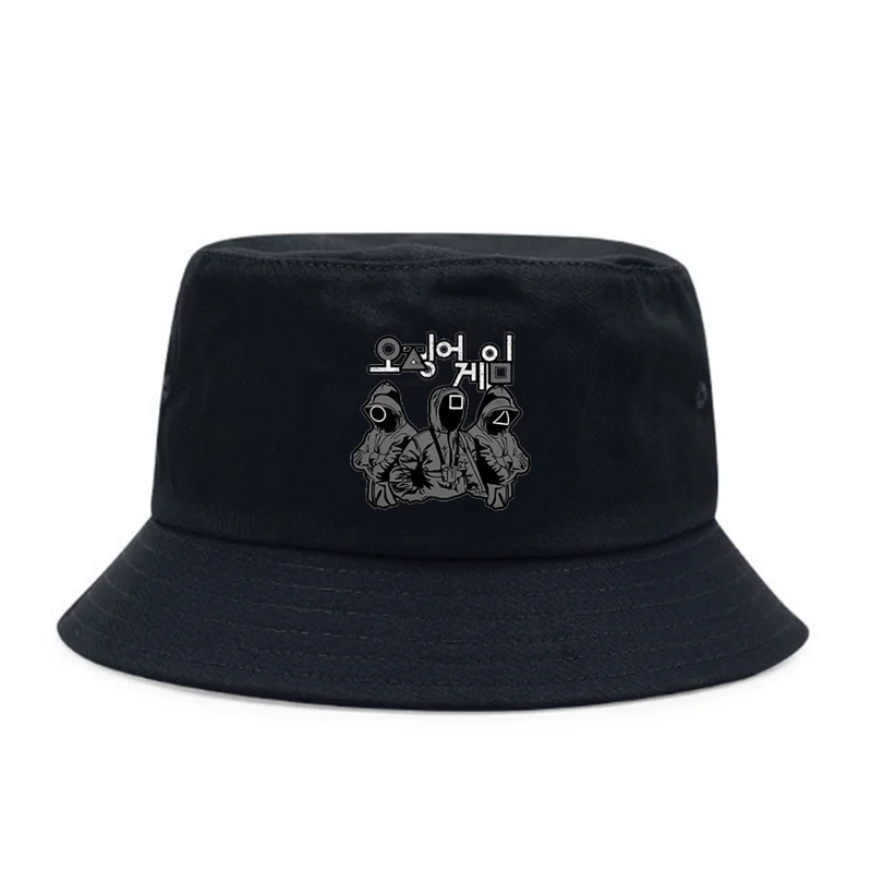 

Men's and women's bucket hat, cotton game print, men's double-sided bucket hat, double-sided sun protection, fisherman fishing h