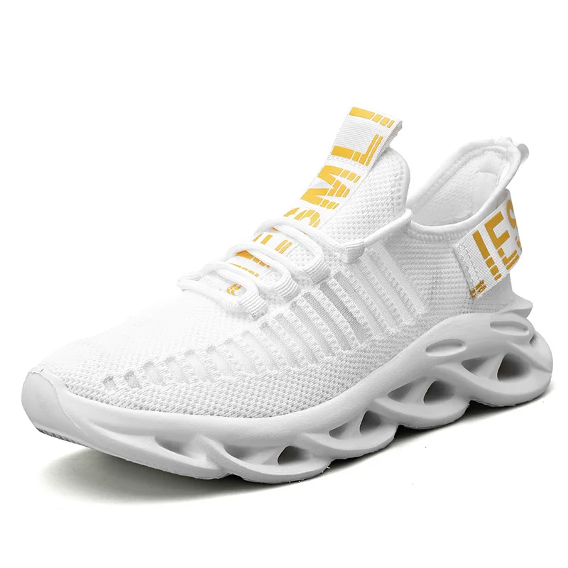 2021 Men Sports Shoes Mesh White Sneakers Light Breathable Comfortable Casual Shoes for Men Running Walking Sneaker