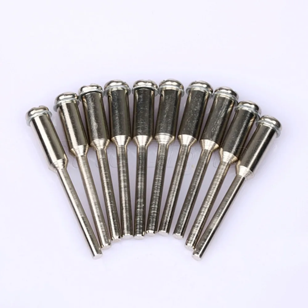 

10Pcs Polishing Mandrel 2.35mm Shank Diamond Cutting Disc Arbor Mandrel For Rotary Tool Cut-Off Wheel Holder Dremel Accessories