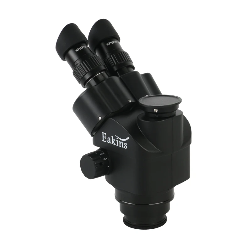 Черный Тринокулярный стереомикроскоп siмультифокальный 3 5x 90X зум линза Барлоу с