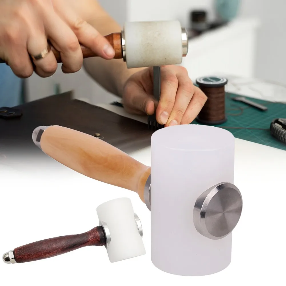 

Кожаный нейлоновый молоток искусственная кожа резьба тиснение DIY двойная головка молоток T-молоток для резьбы по коже
